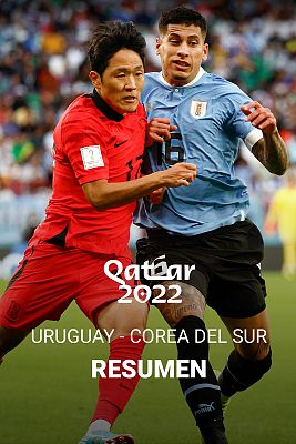 Resúmenes Copa Mundial de la FIFA Catar 2022 - Uruguay - Corea del Sur: resumen y resultado