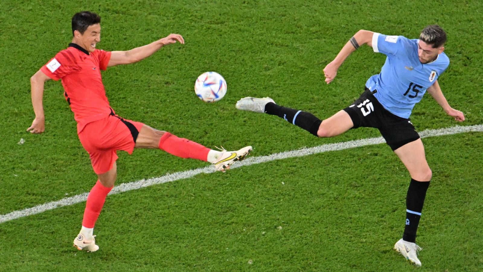 Uruguay 0 0 Corea del Sur palos evitan victoria charrúa