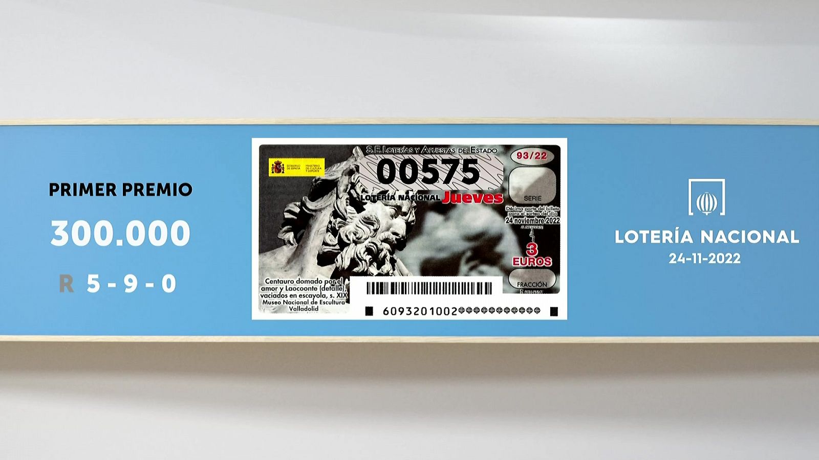 Sorteo de la Lotería Nacional del 24/11/2022 - Ver ahora