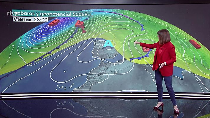 Intervalos de viento fuerte en el Ampurdán y los litorales gallego y cantábrico