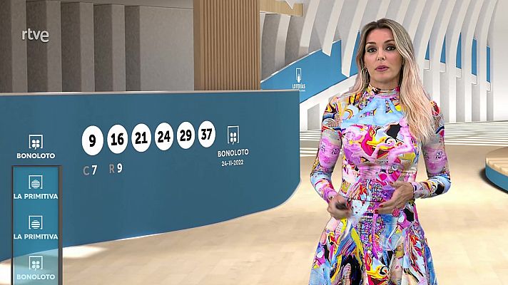 Loterías - Sorteo de la Lotería Nacional, Bonoloto, Primitiva y Jóker del 24/11/2022