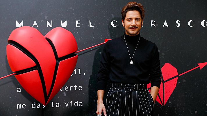 Telediario 1 - Manuel Carrasco publica nuevo disco, 'Corazón y flecha' y lo presenta en el barrio de Las Letras