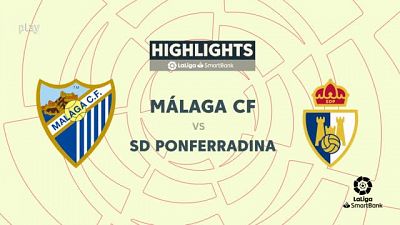 Málaga-Ponferradina: resumen del partido, 17ª jornada. Ver en RTVE Play