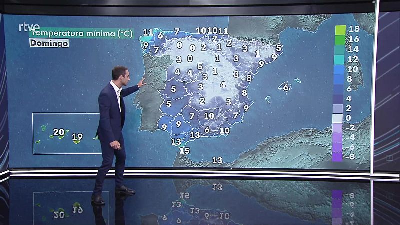 Vientos fuertes o con intervalos de fuerte en el litoral noroeste de Galicia, Estrecho, Bajo Ebro, Ampurdán y Menorca - ver ahora