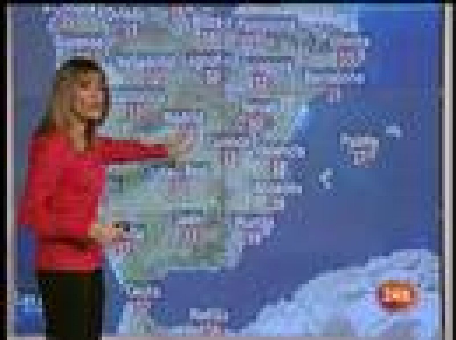 Lluvias débiles en el noroeste