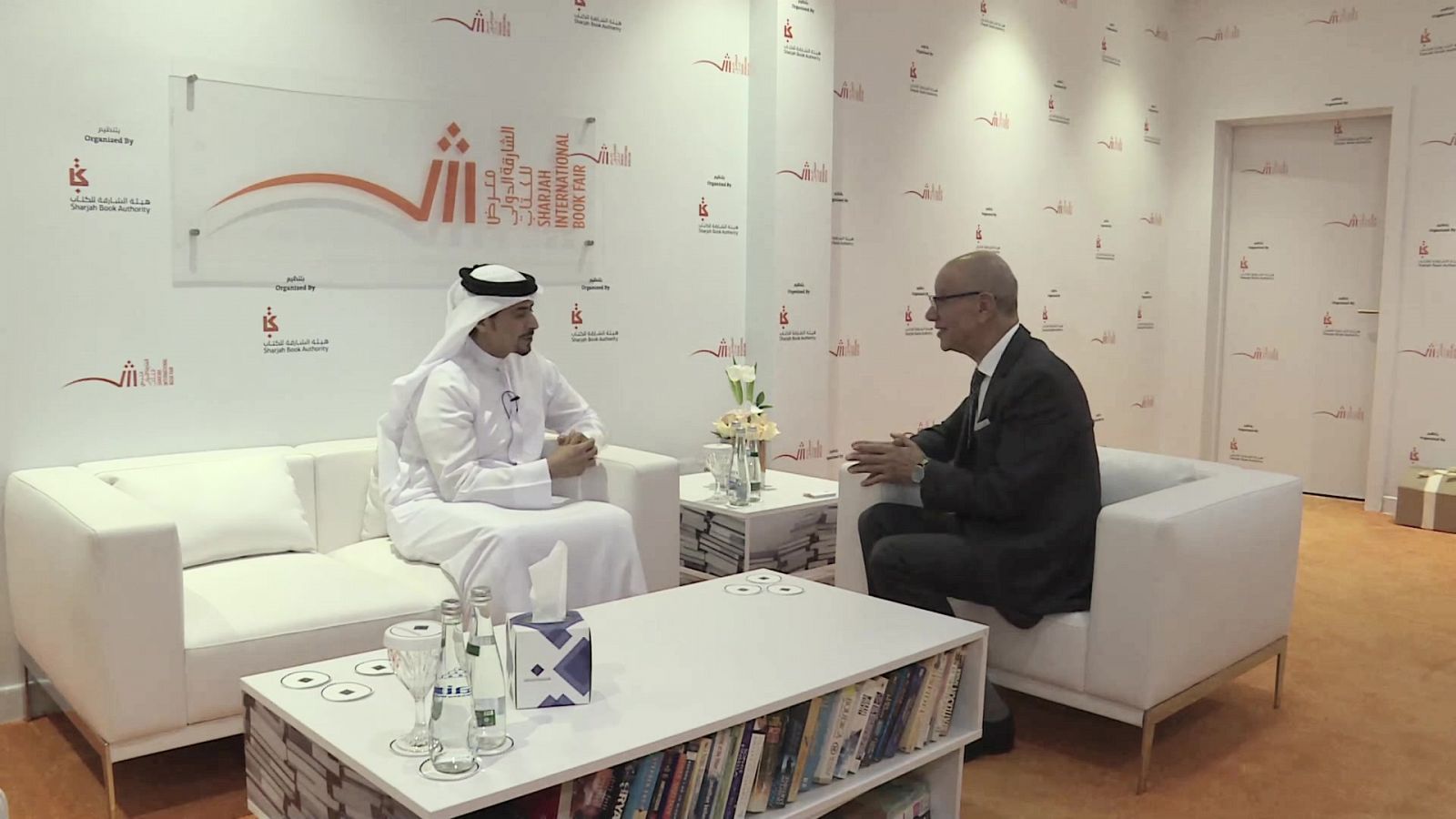 Medina en TVE - Salón internacional del libro Sharjah 2