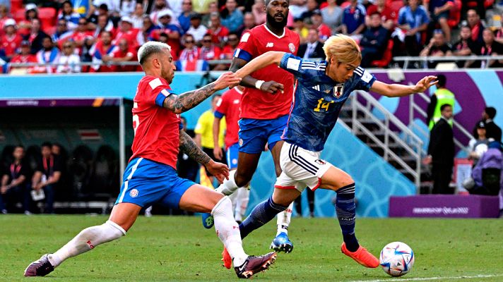 Resúmenes Copa Mundial de la FIFA Catar 2022 - Japón - Costa Rica: resumen y goles