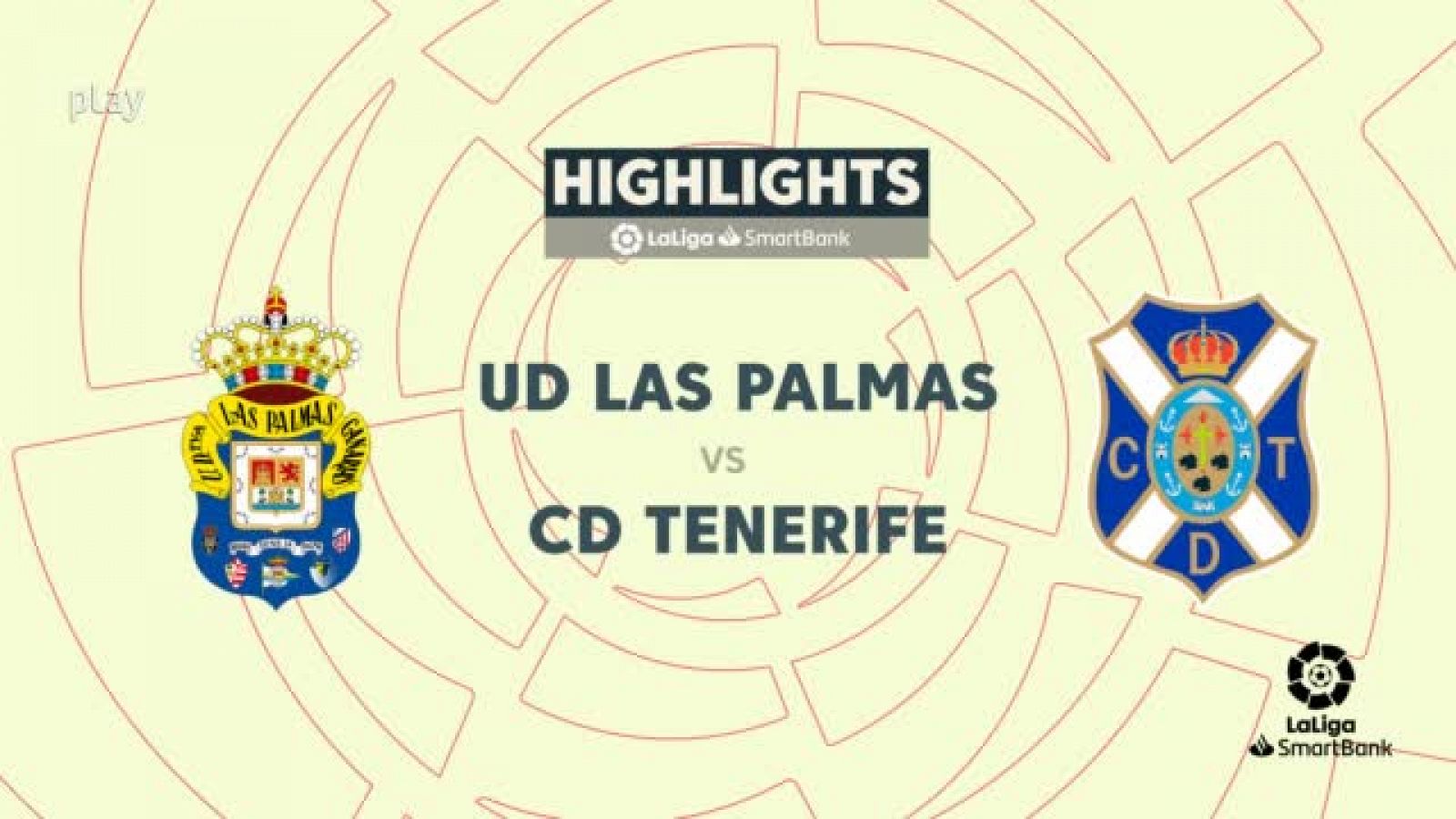 Las Palmas-Tenerife: resumen del partido, 17ª jornada