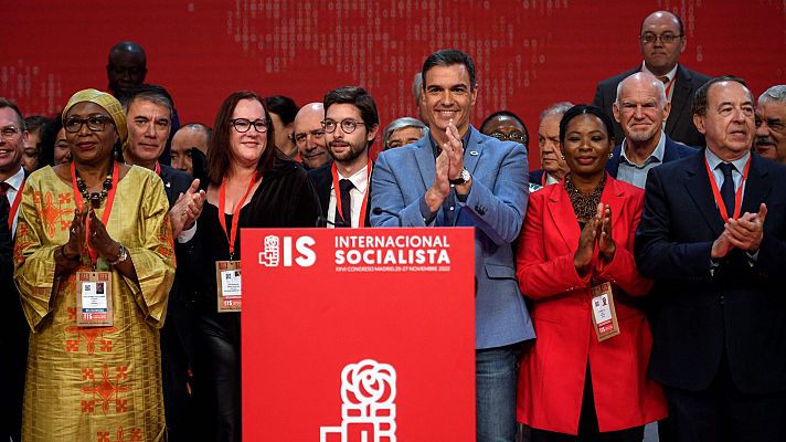 Telediario Fin de Semana - Sánchez abre su mandato en la Internacional Socialista