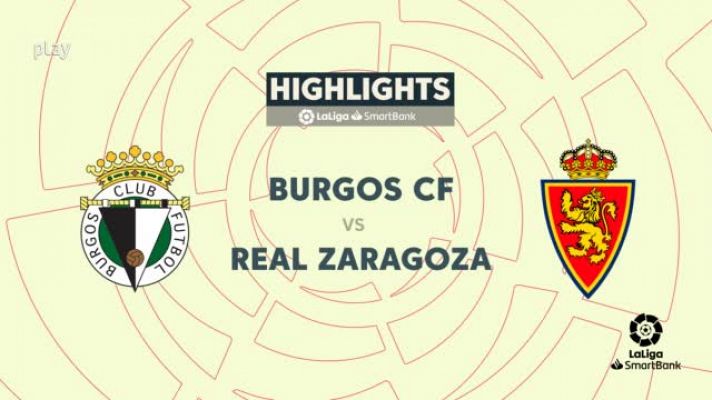 Burgos-Zaragoza: resumen del partido, 17ª jornada