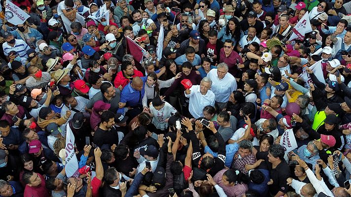 Informativo 24h - Miles de personas salen a las calles de México para apoyar a Obrador