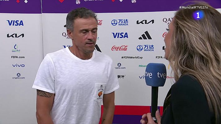 Mundial de Qatar - Luis Enrique, a TVE: "Ante Japón no vamos a especular, aunque nos valga el empate"