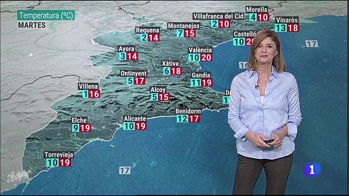 El Tiempo en la Comunitat Valenciana - 28/11/22