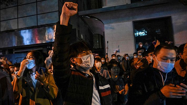 Protestas en China contra la política 'COVID cero'