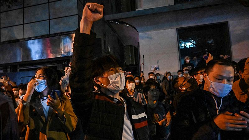 Las protestas en China contra la pol�tica 'COVID cero' suponen un desaf�o a Xi - Ver ahora