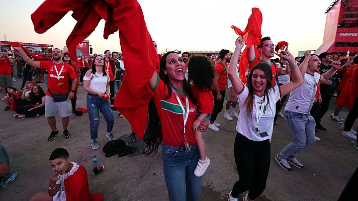 Mundial de Qatar | La fiesta de Marruecos en Doha