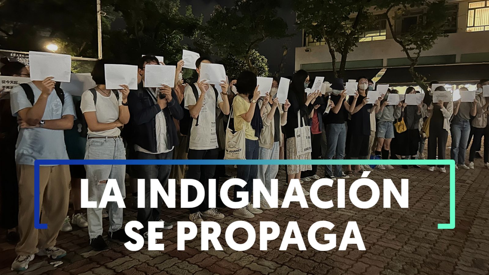 Censura y represión en las protestas en contra de la política de 'COVIDcero' en China