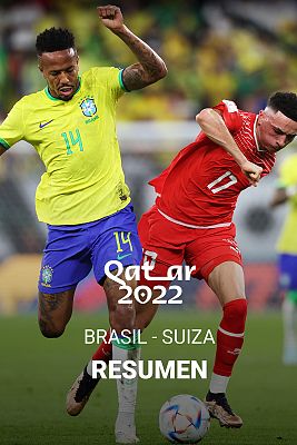 Resúmenes Copa Mundial de la FIFA Catar 2022 - Brasil - Suiza: Resumen y goles