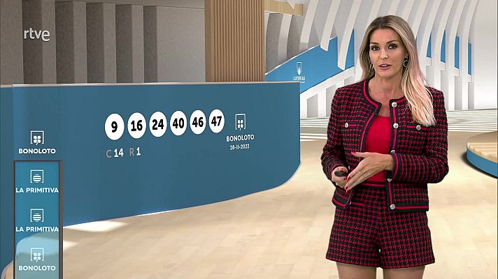 Loterías - Sorteo de la Bonoloto y Primitiva del 28/11/2022