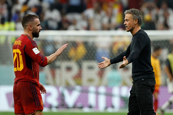 Telediario 1 - Mundial de Qatar | Dani Carvajal, a TVE: "Luis Enrique es nuestro líder, nuestro capitán"