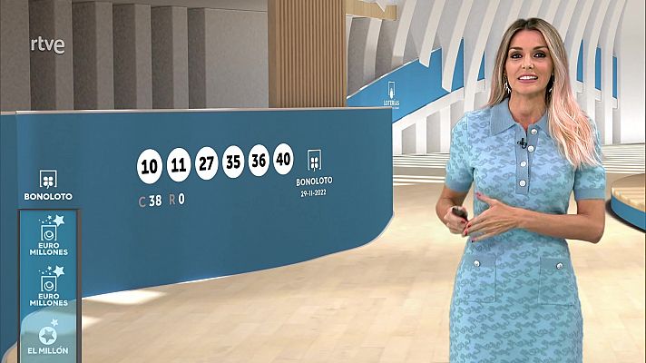 Loterías - Sorteo de la Bonoloto y Euromillones del 29/11/2022