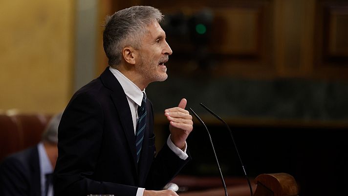 Informativo 24h - Marlaska insiste en que no hubo muertos en territorio español ni se "desatendió" a los migrantes en la tragedia de Melilla