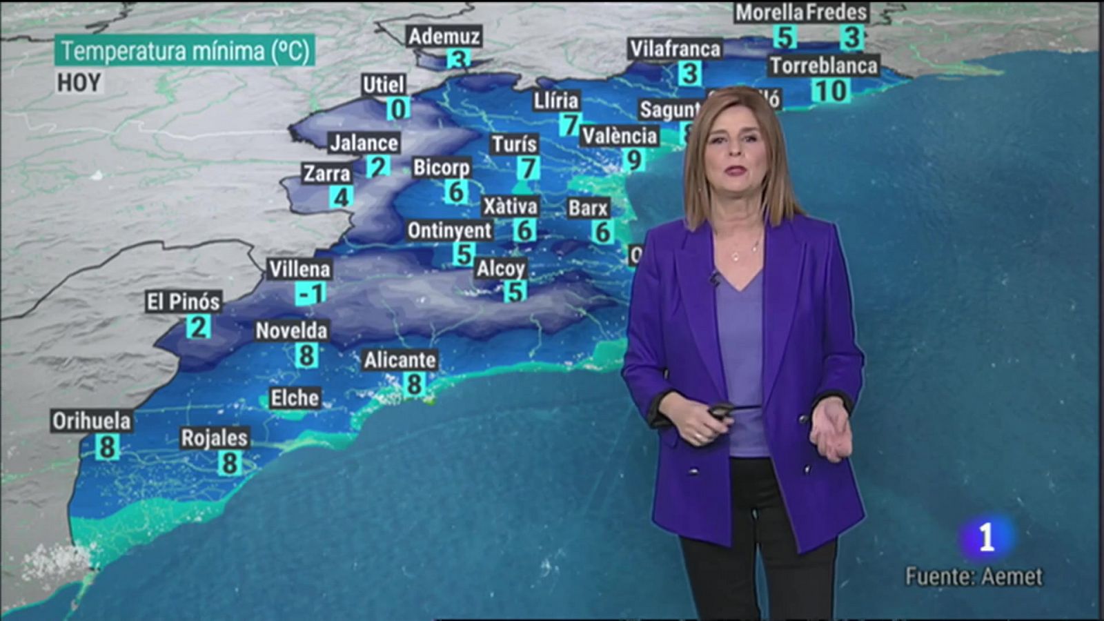 El tiempo en la Comunitat Valenciana 30/11/22