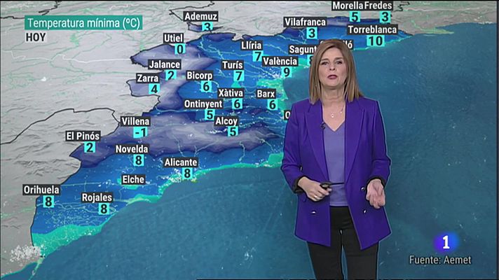 El tiempo en la Comunitat Valenciana 30/11/22