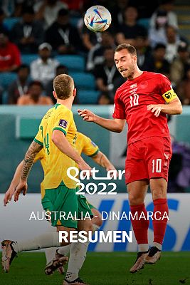 Australia -  Dinamarca: Resumen y goles