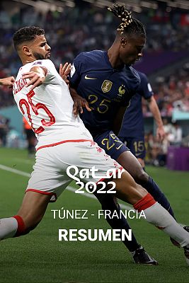 Resúmenes Copa Mundial de la FIFA Catar 2022 - Túnez - Francia: resumen y goles