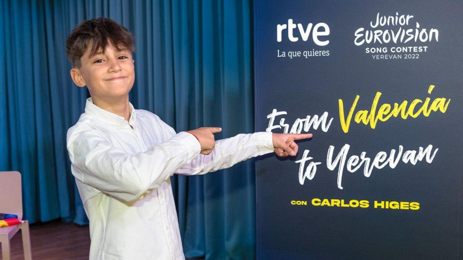 Eurovisión Junior 2022 | Despedida de Carlos Higes desde Valencia - Ver ahora