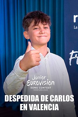 Eurovisión Junior - Despedida de Carlos Higes desde Valencia