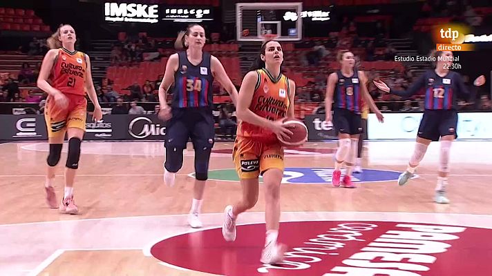 Baloncesto en RTVE - Liga femenina Endesa: Valencia Basket - Barça CBS