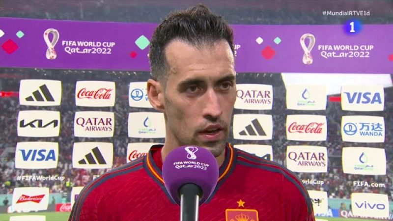 Mundial de Qatar - Busquets, a TVE: "Queríamos ganar, no elegir rival"