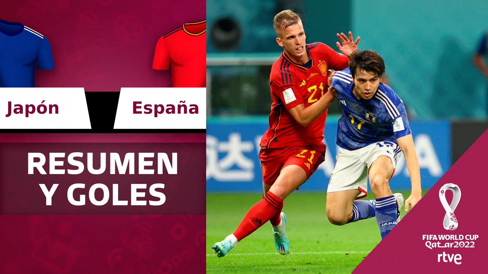 Japón - España: resumen y goles en vídeo