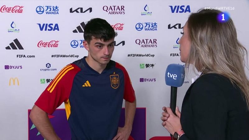 Pedri, a TVE: "Era un partido que no nos esperábamos perder" - Ver ahora