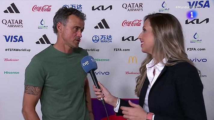 Mundial de Qatar - Luis Enrique, a TVE: "No hay nada que celebrar"