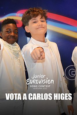¡Vota a Carlos Higes en Eurovisión Junior 2022!