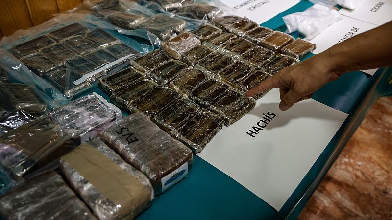 Once toneladas de droga intervenidas a una organización que operaba entre Marruecos y España