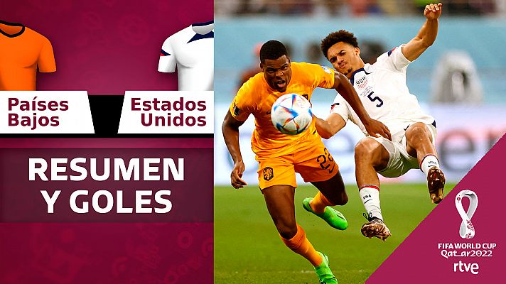 Resúmenes Copa Mundial de la FIFA Catar 2022 - Países Bajos - Estados Unidos: resumen y resultado