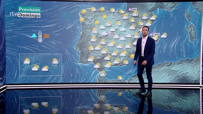 El tiempo - Heladas localmente fuertes en Pirineos. Precipitaciones localmente fuertes en litoral gaditano y Estrecho por la tarde