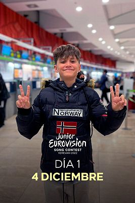 4 de diciembre: Carlos Higes pone rumbo a Ereván para participar en Eurovisión Junior 2022
