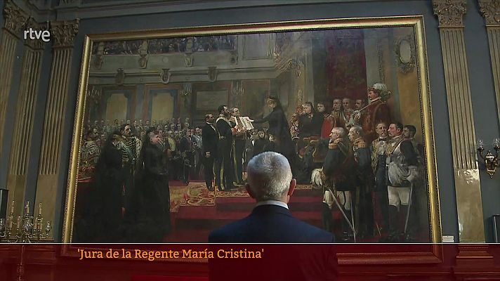La 'Jura de la Regente María Cristina' por Emilio Lara