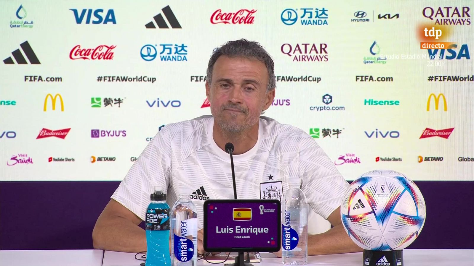 Fútbol. Mundial de Catar - Rueda de prensa Selección Española, Luis Enrique y Pedri - RTVE Play