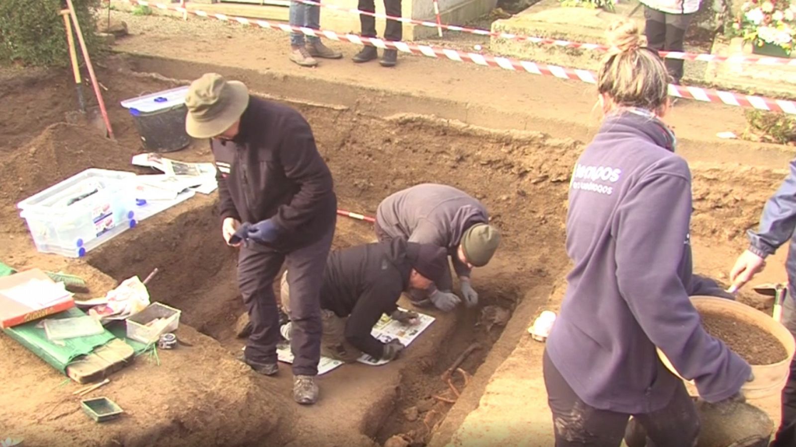 Memoria Histórica: hallan restos en la fosa de Celanova