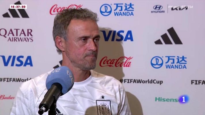 Telediario 1 - Mundial Qatar - Luis Enrique, a TVE: "Llegamos en plenitud, pero se pueden repetir errores"