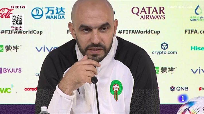 Telediario 1 - Así es Walid Regragui, el seleccionador de Marruecos