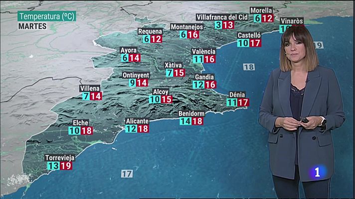 El tiempo en la Comunitat Valenciana - 05/12/22