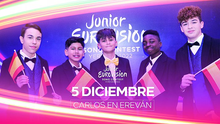 Eurovisión Junior - 5 de diciembre: Carlos Higes enciende la Navidad en Armenia