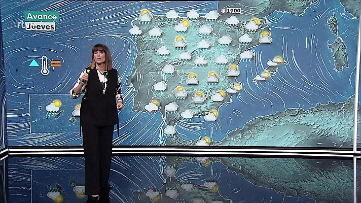 Precipitaciones localmente fuertes de madrugada en Cádiz y Málaga